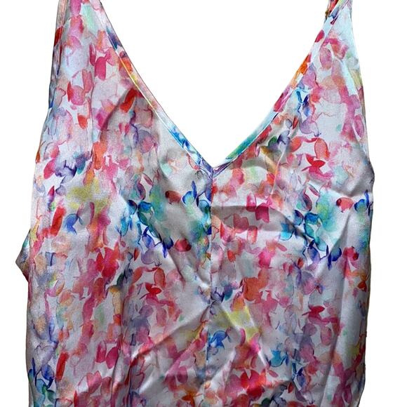 Naked Princess Le Marche Silk Romper Seychelles Print Size Medium New with tags - Picture 2 of 7